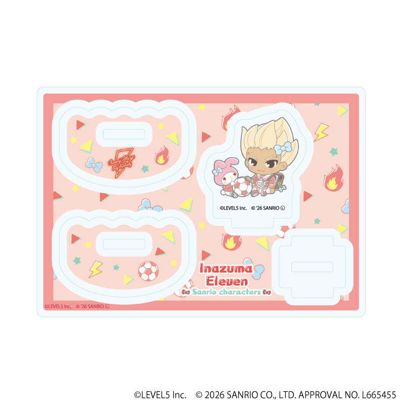 ゆらゆらアクリルスタンド「イナズマイレブン×サンリオキャラクターズ」07/基山ヒロト×マロンクリーム(コラボイラスト) 画像 5 | AniSmile