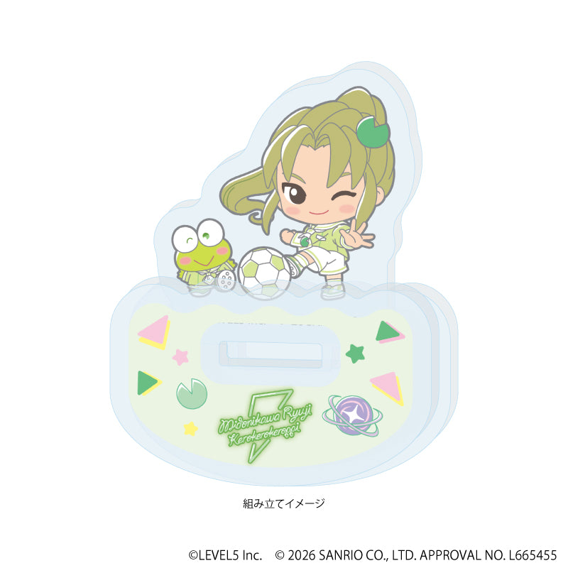 ゆらゆらアクリルスタンド「イナズマイレブン×サンリオキャラクターズ」06/緑川リュウジ×けろけろけろっぴ(コラボイラスト) 画像 2 | AniSmile