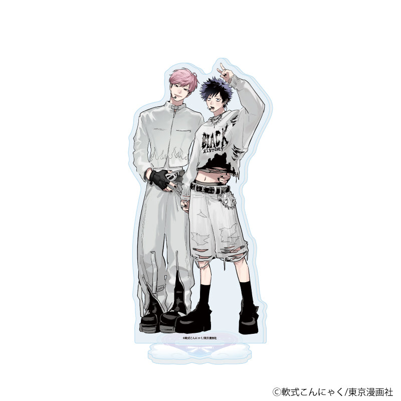 アクリルスタンド「軟式こんにゃく先生」01/「箱推しBLフェア~アイドルたちとのカフェタイム~」(描き下ろしイラスト) - 公式商品画像 | AniSmile