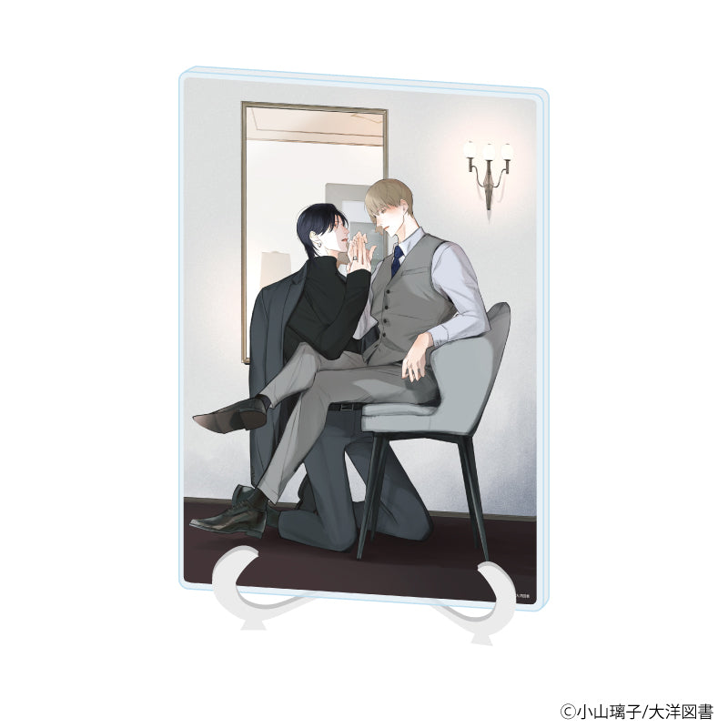 アクリルアートボード(A5サイズ)「小山璃子先生」02/「箱推しBLフェア~アイドルたちとのカフェタイム~」(公式イラスト) - 公式商品画像 | AniSmile