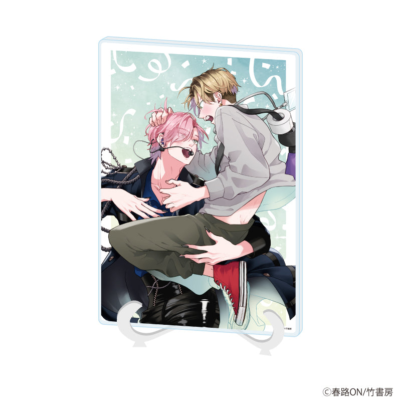アクリルアートボード(A5サイズ)「春路ON先生」01/「箱推しBLフェア~アイドルたちとのカフェタイム~」(公式イラスト) - 公式商品画像 | AniSmile