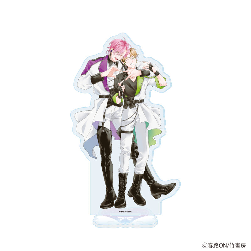 アクリルスタンド「春路ON先生」01/「箱推しBLフェア~アイドルたちとのカフェタイム~」(描き下ろしイラスト) - 公式商品画像 | AniSmile
