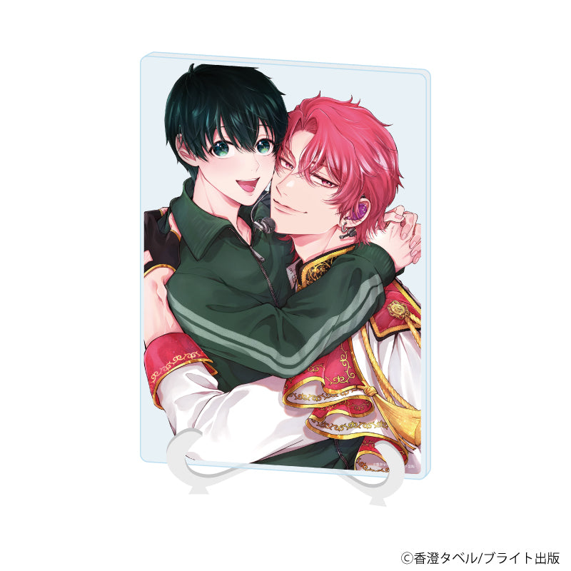 アクリルアートボード(A5サイズ)「香澄タベル先生」01/「箱推しBLフェア~アイドルたちとのカフェタイム~」(公式イラスト) - 公式商品画像 | AniSmile