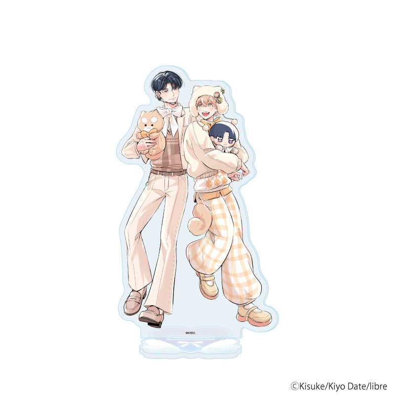 アクリルスタンド「黄助先生&伊達きよ先生」01/「箱推しBLフェア~アイドルたちとのカフェタイム~」(描き下ろしイラスト) - 公式商品画像 | AniSmile