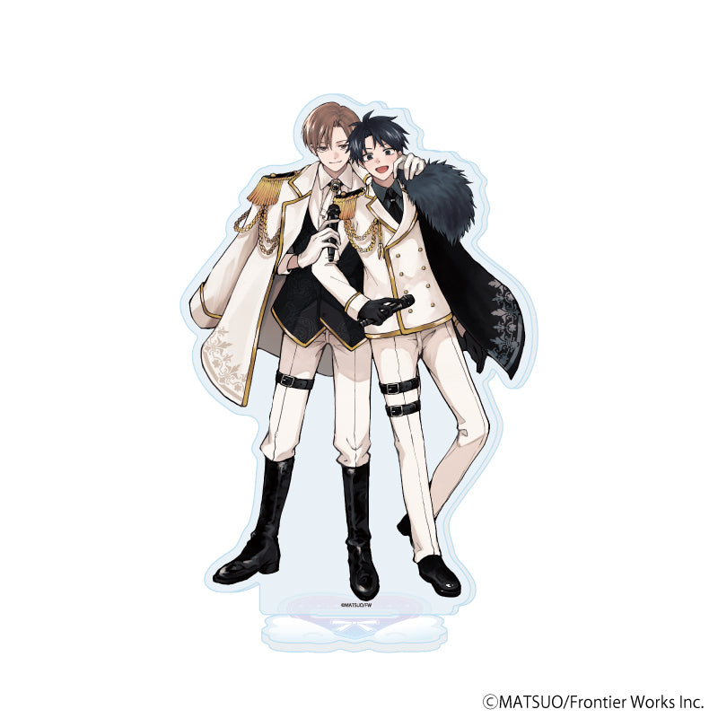 アクリルスタンド「まつお先生」01/「箱推しBLフェア~アイドルたちとのカフェタイム~」(描き下ろしイラスト) - 公式商品画像 | AniSmile