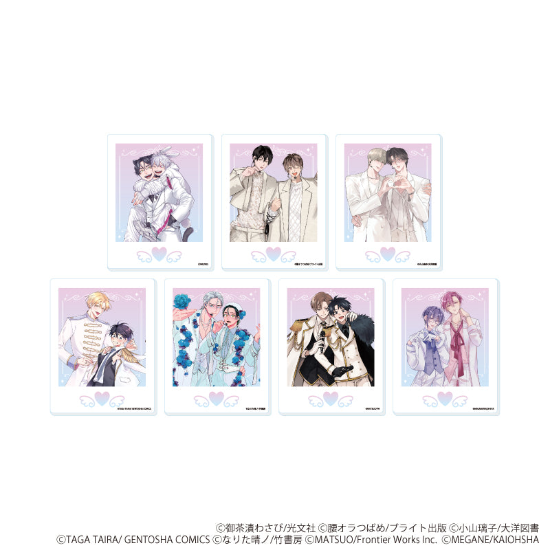 アクリルカード「箱推しBLフェア~アイドルたちとのカフェタイム~」01/ブラインド(全7種)(描き下ろしイラスト) - 公式商品画像 | AniSmile