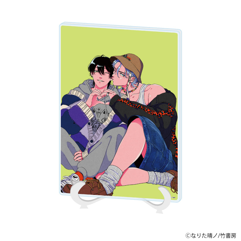 アクリルアートボード(A5サイズ)「なりた晴ノ先生」01/「箱推しBLフェア~アイドルたちとのカフェタイム~」(公式イラスト) - 公式商品画像 | AniSmile