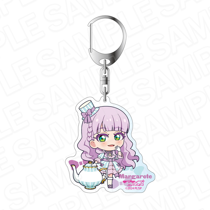 ラブライブ!スーパースター!! アクリルキーホルダー ウィーン・マルガレーテ ティータイム デフォルメ ver. - 公式商品画像 | AniSmile