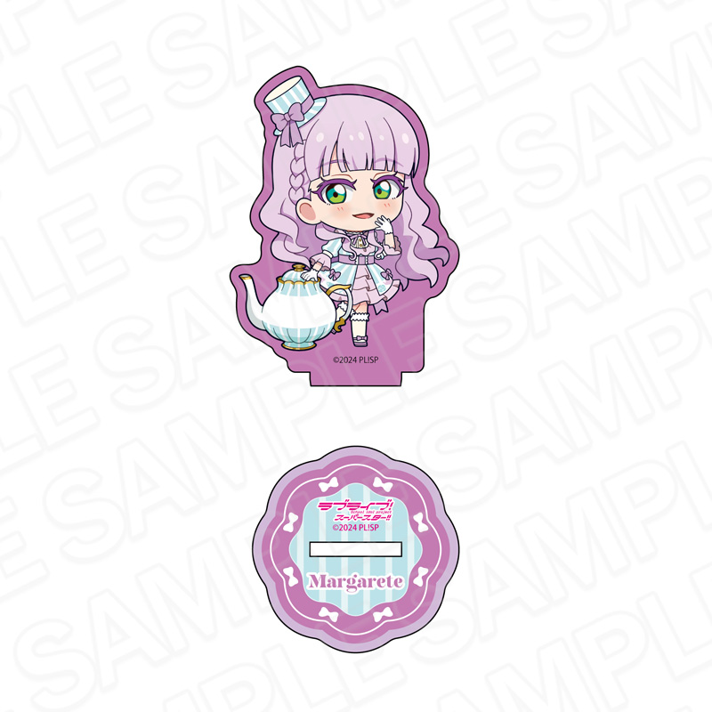 ラブライブ!スーパースター!! ラメミニアクリルフィギュア ウィーン・マルガレーテ ティータイム デフォルメ ver. - 公式商品画像 | AniSmile