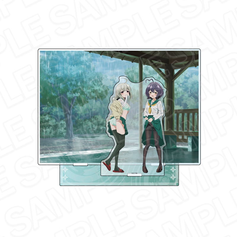魔法少女にあこがれて アクリルジオラマ 雨宿り ver. - 公式商品画像 | AniSmile