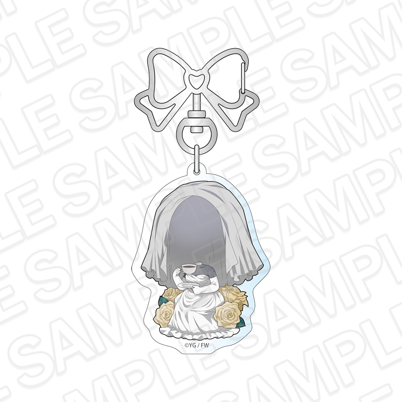 文字化化 アクリルキーホルダー ドレスの女 Rose デフォルメ ver. - 公式商品画像 | AniSmile