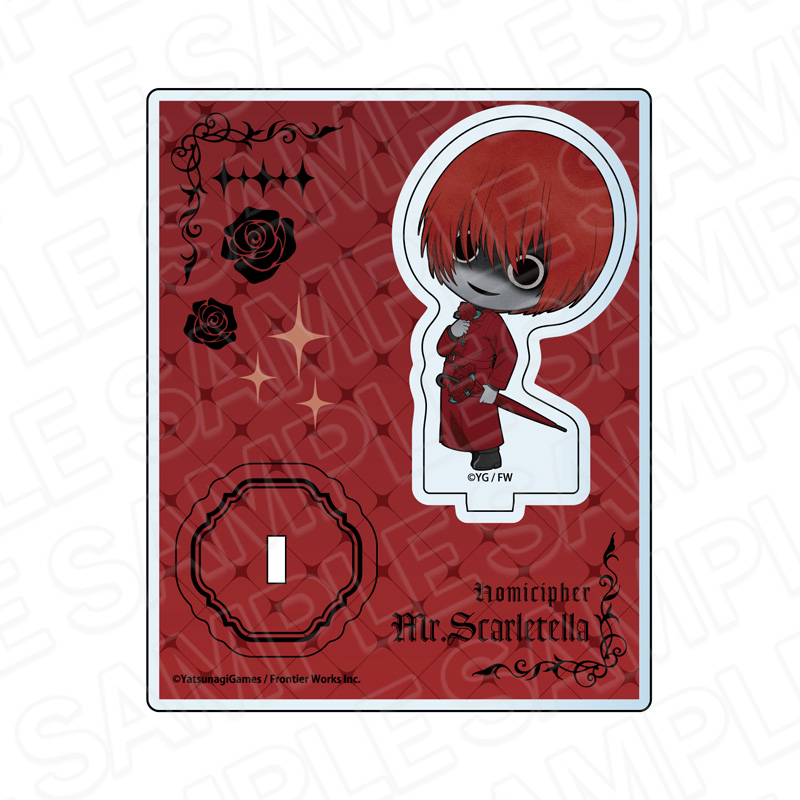 文字化化 アクリルスタンド 赤い傘の男 Rose デフォルメ ver. - 公式商品画像 | AniSmile