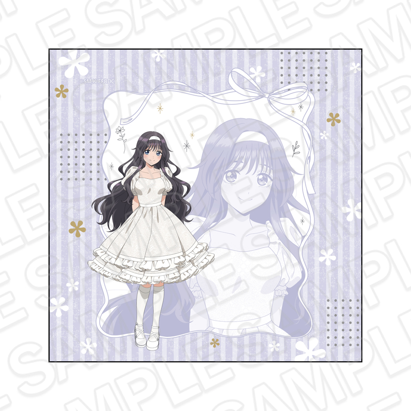 薫る花は凛と咲く マイクロファイバー 和栗 薫子 White styling ver. 画像 2 | AniSmile