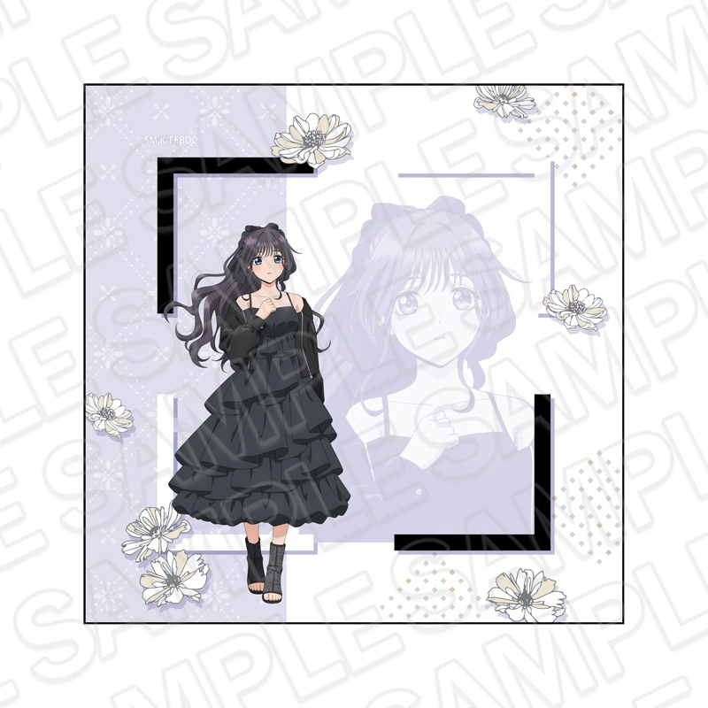 薫る花は凛と咲く マイクロファイバー 和栗 薫子 Black styling ver. 画像 2 | AniSmile