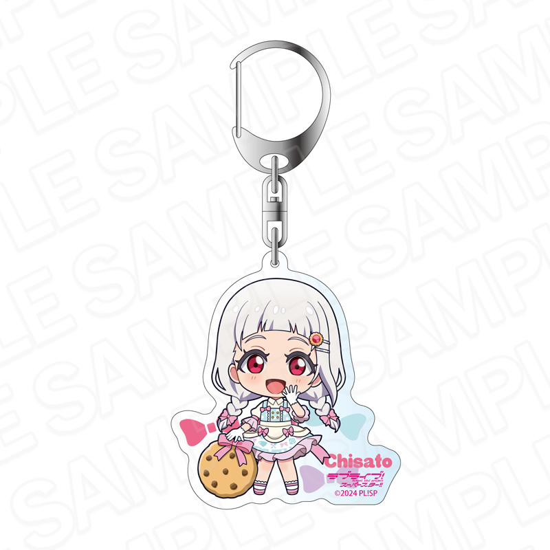 ラブライブ!スーパースター!! アクリルキーホルダー 嵐 千砂都 ティータイム デフォルメ ver. 画像 2 | AniSmile