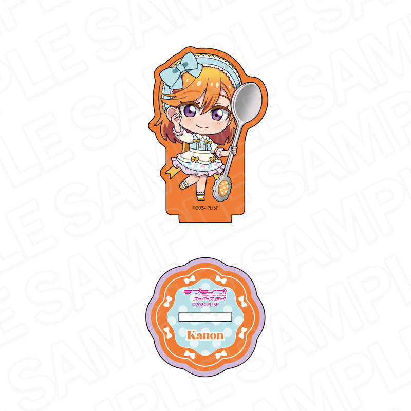 ラブライブ!スーパースター!! ラメミニアクリルフィギュア 澁谷かのん ティータイム デフォルメ ver. 画像 2 | AniSmile