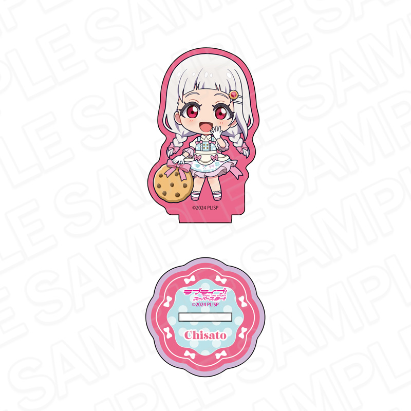 ラブライブ!スーパースター!! ラメミニアクリルフィギュア 嵐 千砂都 ティータイム デフォルメ ver. 画像 2 | AniSmile