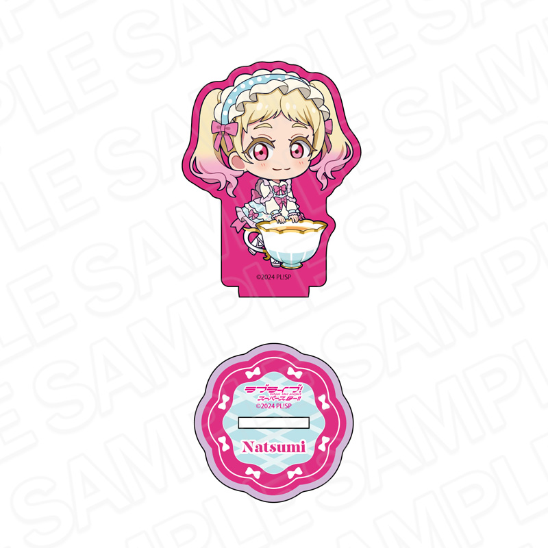 ラブライブ!スーパースター!! ラメミニアクリルフィギュア 鬼塚夏美 ティータイム デフォルメ ver. 画像 2 | AniSmile