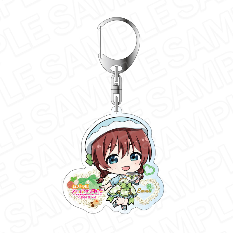 ラブライブ!虹ヶ咲学園スクールアイドル同好会 アクリルキーホルダー エマ・ヴェルデ ティータイム デフォルメ ver. 画像 2 | AniSmile