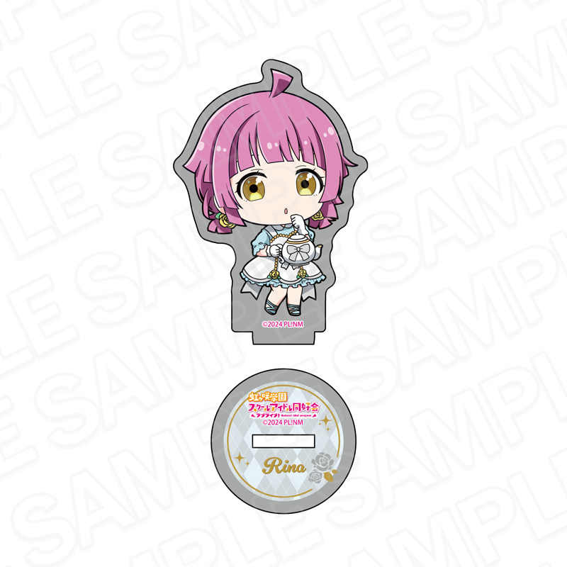 ラブライブ!虹ヶ咲学園スクールアイドル同好会 ラメミニアクリルフィギュア 天王寺璃奈 ティータイム デフォルメ ver. 画像 2 | AniSmile