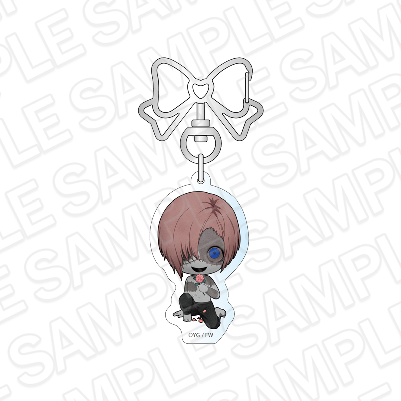 文字化化 アクリルキーホルダー ツギハギの男 Rose デフォルメ ver. 画像 2 | AniSmile
