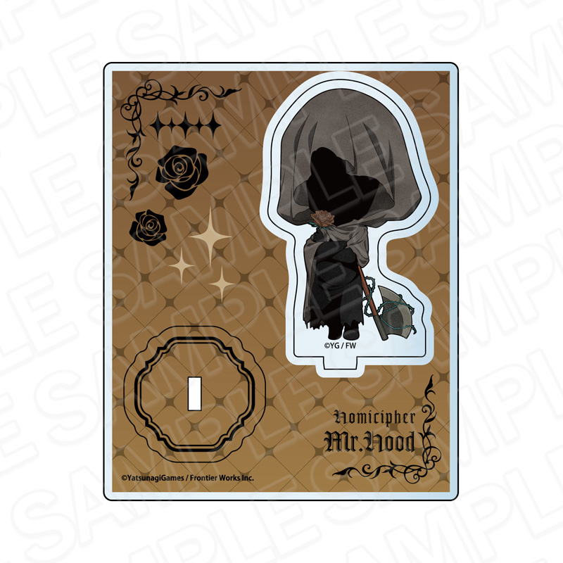 文字化化 アクリルスタンド フードの男 Rose デフォルメ ver. 画像 2 | AniSmile