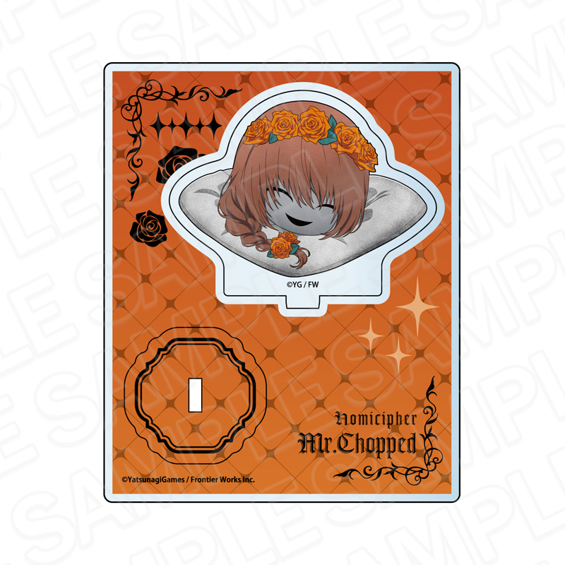 文字化化 アクリルスタンド 生首 Rose デフォルメ ver. 画像 2 | AniSmile