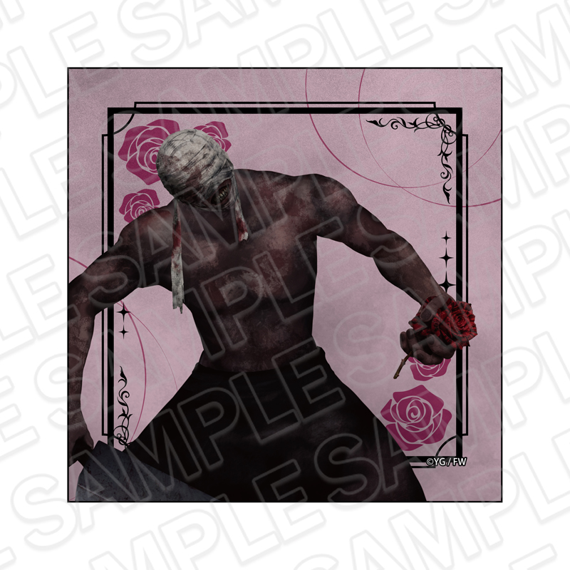 文字化化 マイクロファイバー 長鉈男 Rose ver. 画像 2 | AniSmile