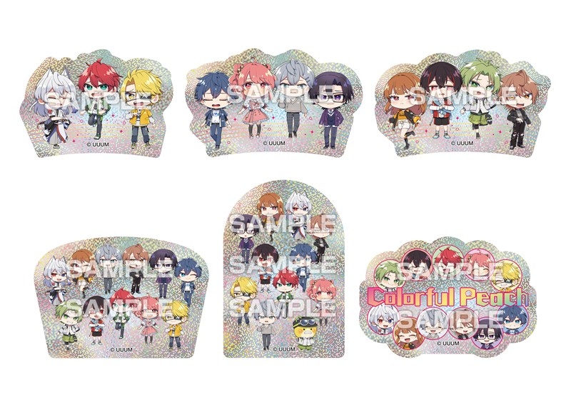 カラフルピーチ キャラカットステッカーガム ときめきレインボー 画像 5 | AniSmile