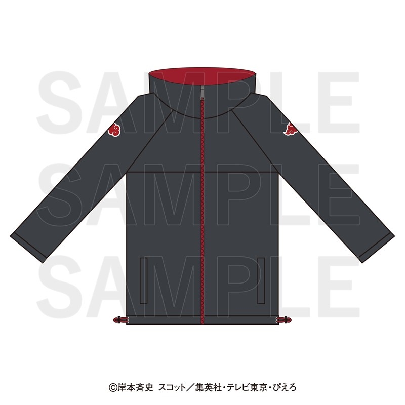 NARUTO -ナルト- 疾風伝 “暁” ナイロンジャケット - 公式商品画像 | AniSmile