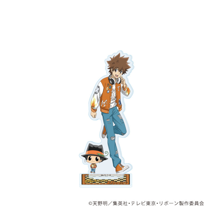 アクリルスタンド「家庭教師ヒットマンREBORN!」124/リボーン&沢田綱吉(描き下ろしイラスト) - 公式商品画像 | AniSmile