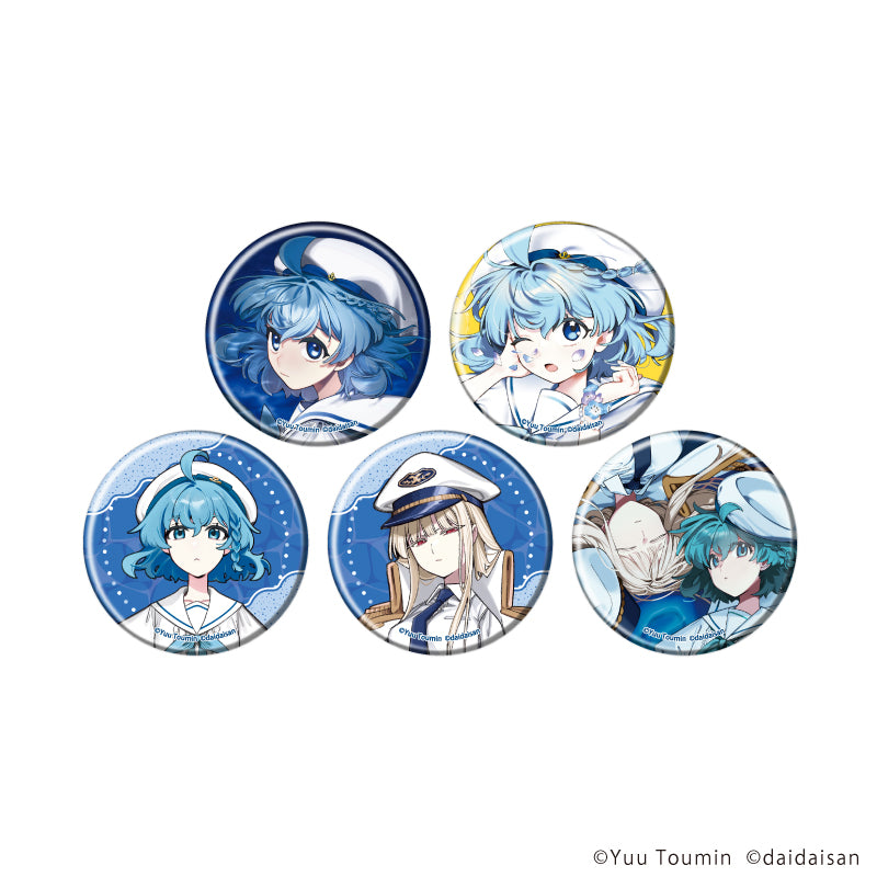 缶バッジ「アクアリウムは踊らない」01/ブラインド(全5種)(公式イラスト) - 公式商品画像 | AniSmile
