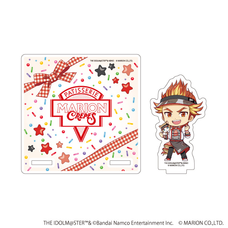 アクリルコースタースタンド「アイドルマスター SideM」04/紅井 朱雀 クレープ屋ver.(ミニキャライラスト) - 公式商品画像 | AniSmile