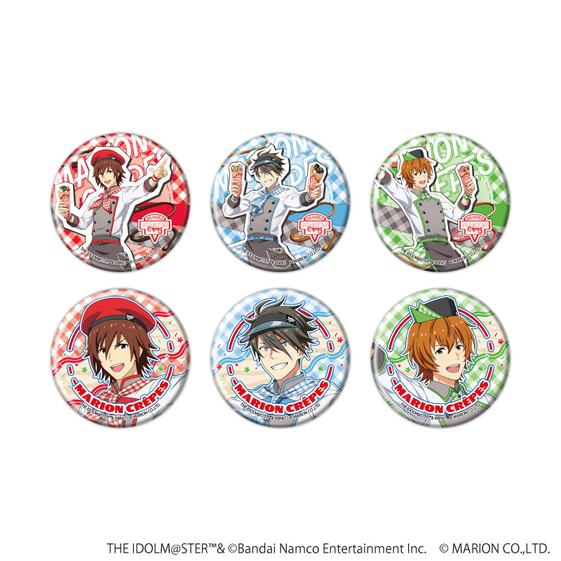 缶バッジ「アイドルマスター SideM」41/クレープ屋ver. トレーディング(全6種)(描き下ろしイラスト) - 公式商品画像 | AniSmile