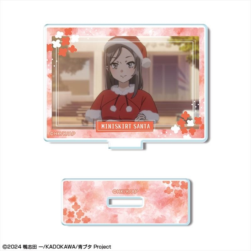 青春ブタ野郎はサンタクロースの夢を見ない ミニアクリルスタンド デザイン08(ミニスカサンタ) - 公式商品画像 | AniSmile