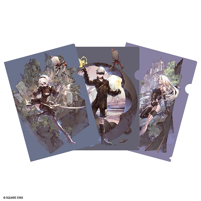 NieR:Automata 9th Anniversary クリアファイル3枚セット - 公式商品画像 | AniSmile