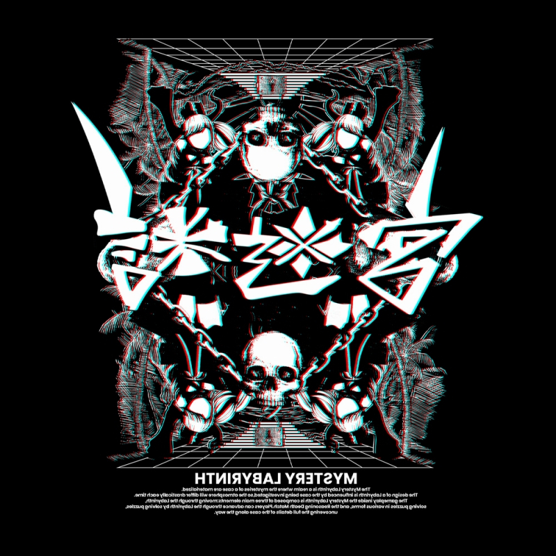 超探偵事件簿 レインコード 謎迷宮 Tシャツ/BLACK-XL 画像 2 | AniSmile