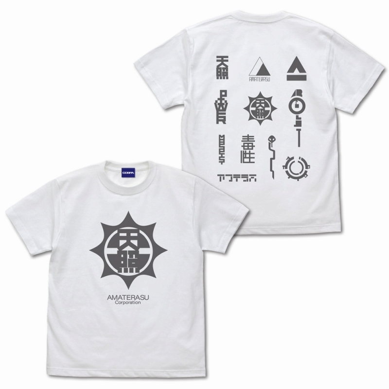超探偵事件簿 レインコード アマテラス社 Tシャツ/WHITE-M - 公式商品画像 | AniSmile