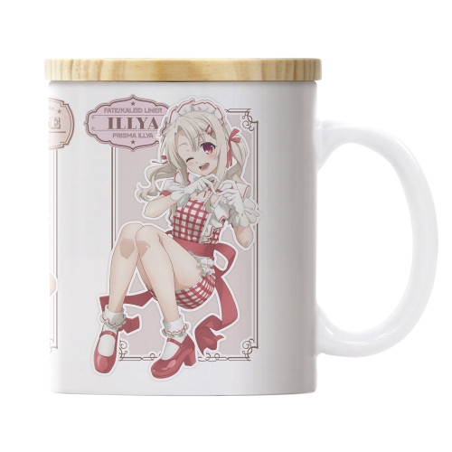 ウエイトレス服のイリヤ&美遊&クロエ フタ付きフルカラーマグカップ 画像 2 | AniSmile