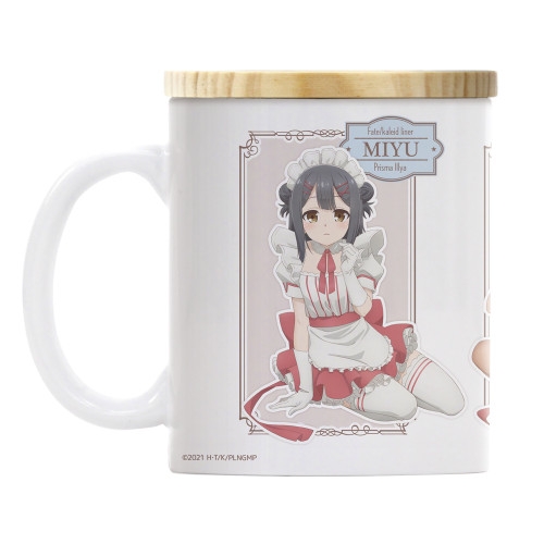 ウエイトレス服のイリヤ&美遊&クロエ フタ付きフルカラーマグカップ 画像 4 | AniSmile