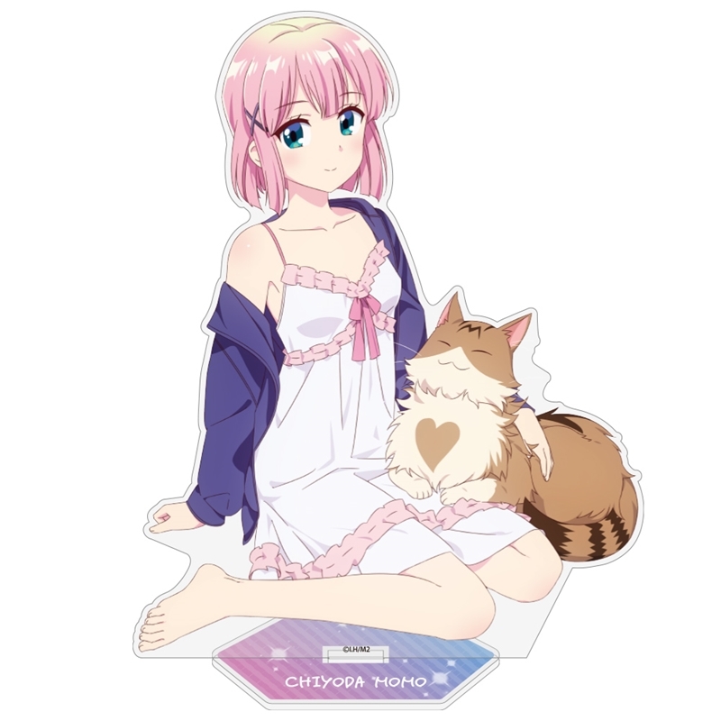 まちカドまぞく 2丁目 描き下ろし 千代田桃 アクリルスタンド(大) お泊りVer. - 公式商品画像 | AniSmile