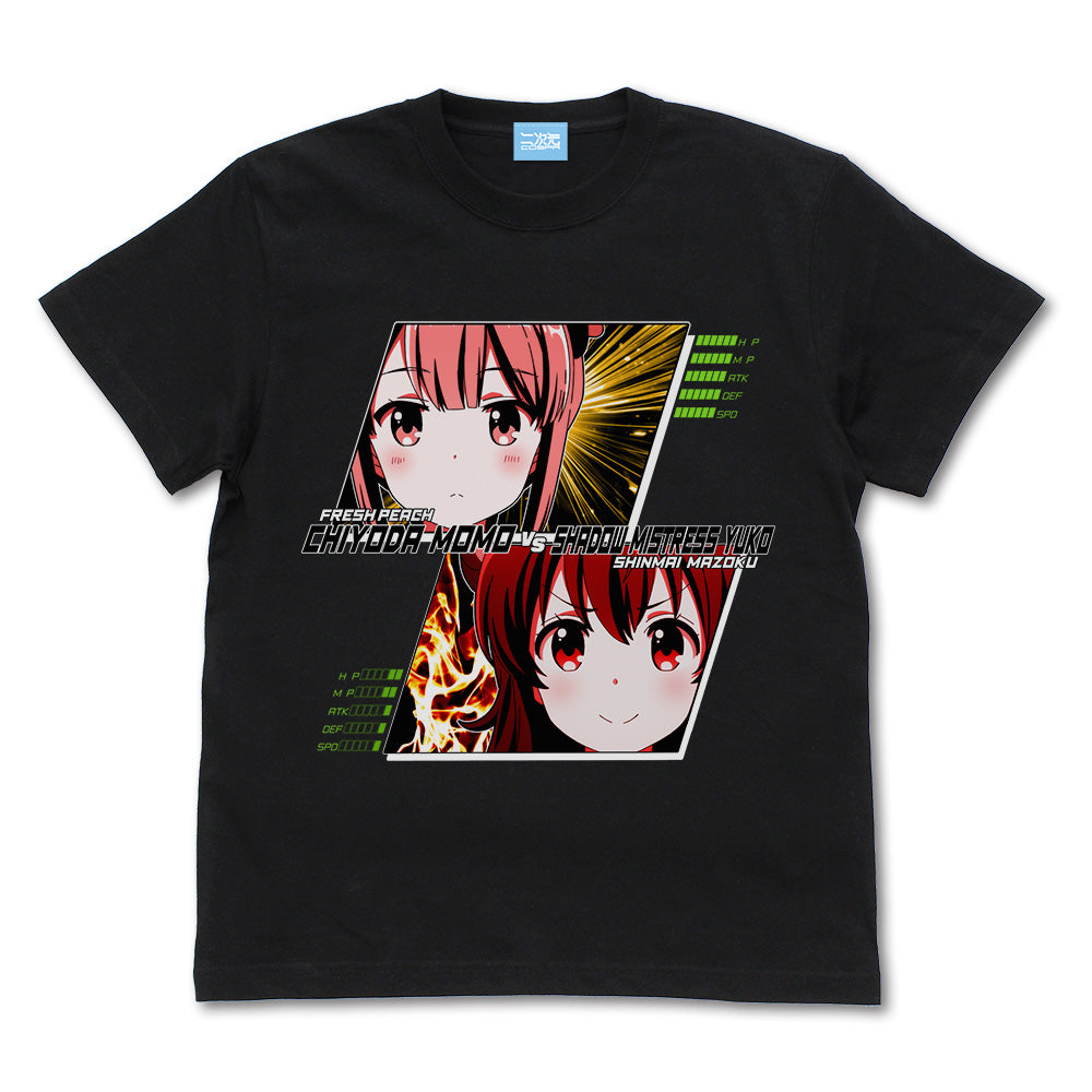 まちカドまぞく 光vs闇 Tシャツ/BLACK-S - 公式商品画像 | AniSmile