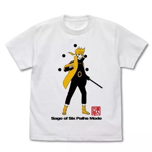 六道仙人モード ナルト Tシャツ/WHITE-S - AniSmile