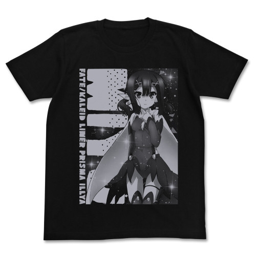Fate/kaleid liner プリズマ☆イリヤ ツヴァイ ヘルツ! 美遊 Tシャツ/BLACK-L - AniSmile