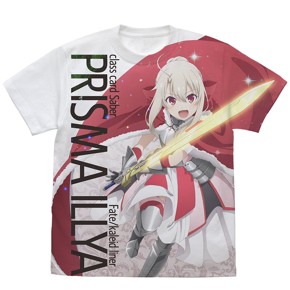 描き下ろし イリヤ夢幻召喚:セイバーフルグラフィックTシャツ/WHITE-S - 公式商品画像 | AniSmile