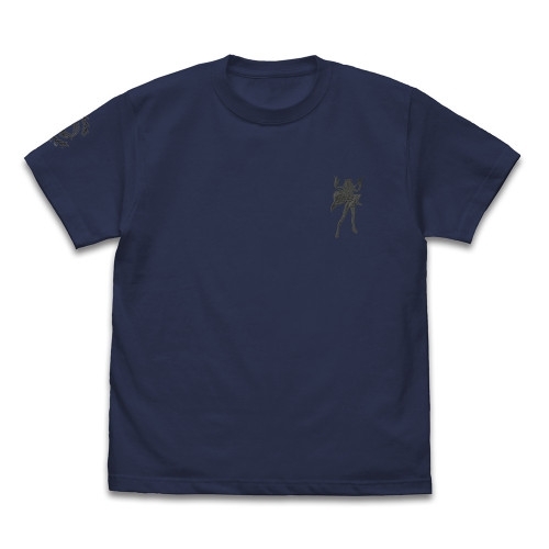 Fate/Grand Order セイバー/沖田総司 ワンポイント刺繍Tシャツ/INDIGO-XL 画像 2 | AniSmile
