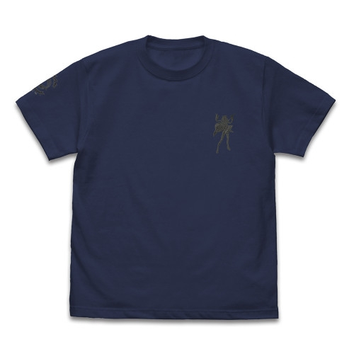 Fate/Grand Order セイバー/沖田総司 ワンポイント刺繍Tシャツ/INDIGO-L 画像 2 | AniSmile