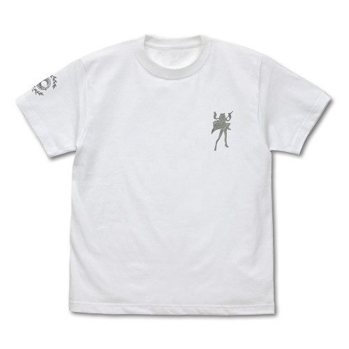 Fate/Grand Order セイバー/沖田総司 ワンポイント刺繍Tシャツ/WHITE-L 画像 2 | AniSmile