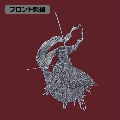 Fate/Grand Order アヴェンジャー/ジャンヌ・ダルク〔オルタ〕ワンポイント刺繍Tシャツ/BURGUNDY-S 画像 3 | AniSmile