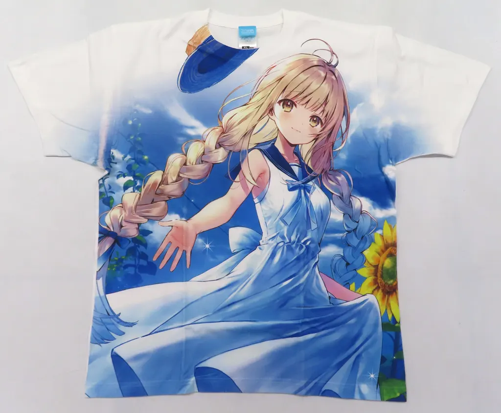 お隣の天使様にいつの間にか駄目人間にされていた件 原作版 椎名真昼 フルグラフィックTシャツ 5巻表紙イラストVer./WHITE-XL - 公式商品画像 | AniSmile